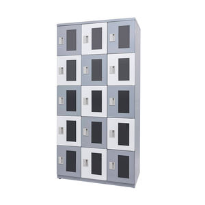 Casillero Metálico Industrial de Dos Colores y 15 Puertas, Anticorrosión, con Cierre Automático, Seguridad Multibloqueo, Fácil Montaje - China - Product Image 3