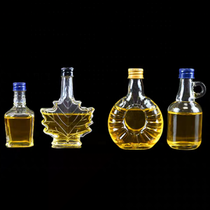 50ml 120ml 150ml <strong>175ml</strong> Customize Glass Mini Alcohol <strong>Bottles</strong> Whisky Wine <strong>Liquor</strong> Shot Ron <strong>Bottle</strong> Food Grade Juice Milk <strong>Bottle</strong> - Product Image 2