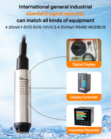 Edelstahl-Tauchdrucksensor & Wasserstand-Transmitter 4-20mA IP68 für Flüssigkeitstanks, Pools, Heizöl und Abwasser