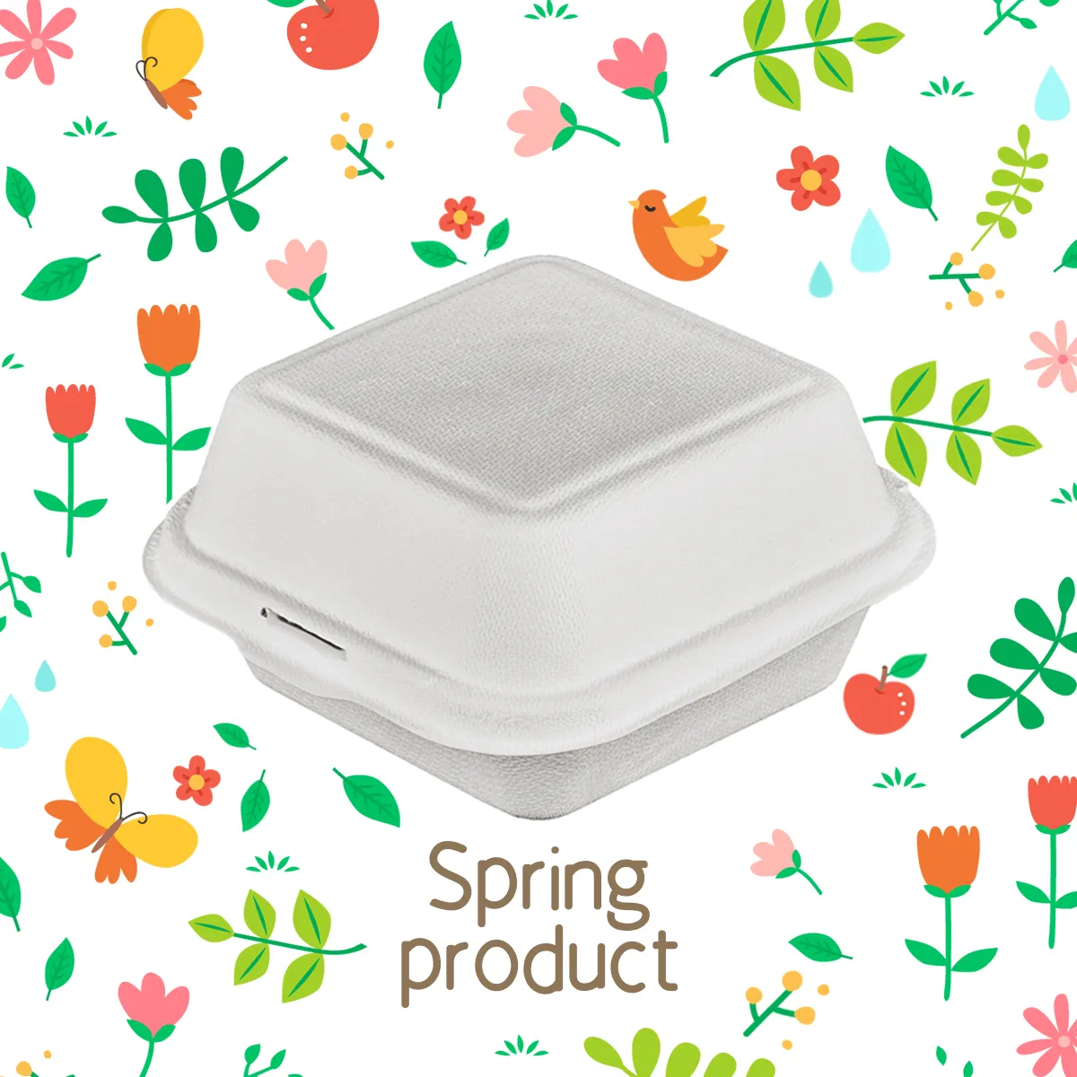 Nouveaux produits pour le lancement de printemps, boîte de pâte en papier recyclé à prix raisonnable