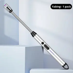 Encendedor de Cocina, Encendedor de Gas a Prueba de Viento, Recargable Tipo-C, Encendedor Eléctrico de Pulso Extendido, Encendedor de Cigarrillos Tipo Pistola - Product Image 6