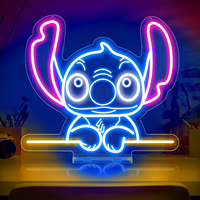 Enseigne au néon intérieure/extérieure personnalisée de haute qualité en acrylique LED 'Babe-Mirror' pour les écoles Décoration murale personnalisée