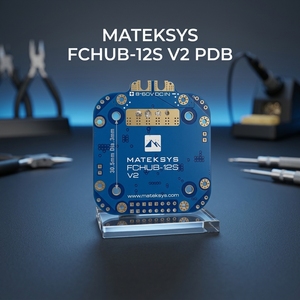 MATEKSYS FCHUB-12S V2 PDB 3-12S LiPo 440A Capteur de courant double BEC 5V 12V commutable pour drone FPV de grande taille XCLASS - Product Image 1