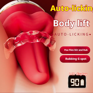 3-in-1 Bruststimulator mit 9-Frequenz-Vibration, Klitoris-Stimulator mit 9-Frequenz-Interlocking und 9-Frequenz-Wickelvibrator in Rosenform - Product Image 5