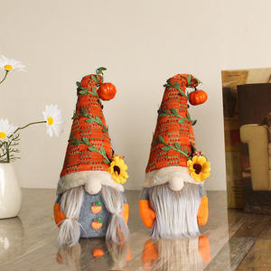 2407 ganglian calabaza girasol muñeca sin rostro enano pantalla decoración Festival de la cosecha - Product Image 3