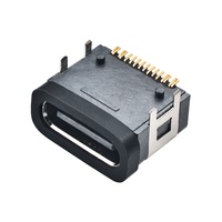 Connecteur USB C étanche 16 broches USB 2.0 à rangée unique SMT pour haut-parleur intelligent Bluetooth