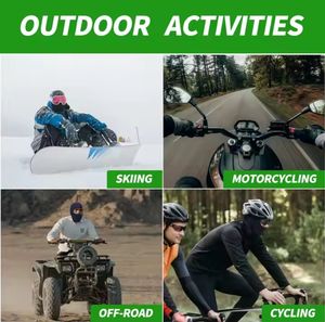 Masque de cyclisme personnalisé avec logo, protection UV et anti-vent pour accessoires de moto - Product Image 4