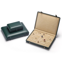 Boîte de rangement portable de luxe en velours style bohème pour bijoux (colliers, bagues, boucles d'oreilles) – Idéale pour le voyage et la présentation – Vente en gros