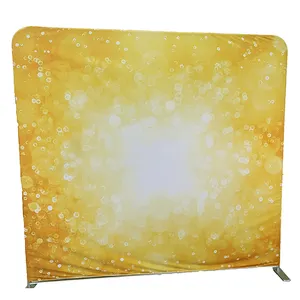 Tension Fabric Wedding Display Stand Backdrop For Photo Booth Advertising