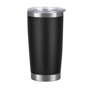 Taza de café recubierta de polvo 304 de acero inoxidable de doble pared con aislamiento al vacío de 20oz con tapa deslizante magnética - Product Image 6