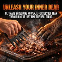 Déchiqueteur de viande en plastique 'Beast Claws' pour porc, poulet, brisket, dinde, résistant, sans BPA, compatible lave-vaisselle