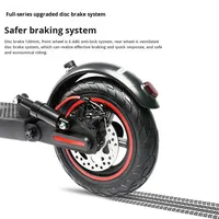 Trottinette électrique pliable pour adultes en alliage d'aluminium de 10 pouces, moteur 350W, étanche, batterie 10.4AH, vitesse maximale de 30 km/h