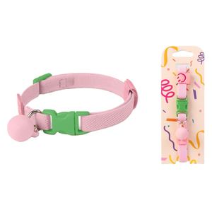 Collar de colores para evitar la asfixia, cuello ligero reflectante ajustable, polaina para gatos y perros, Collar sencillo para mascotas - Product Image 2