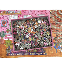 Vente en gros de puzzles pour adultes avec motifs personnalisés, 1000 pièces, puzzle en papier de dessin animé
