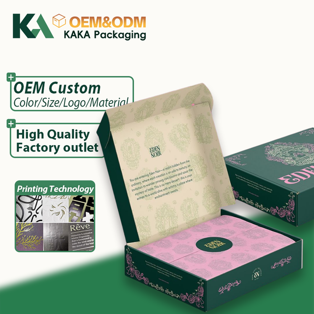 2026 OEM KK Custom Logo Matte Cosmetic Corrugated Packaging Kraft Paper Cardboard Mailer Shipping Gift Packing Mailing Boxes