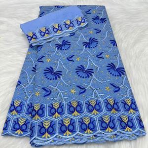 Lo último en tela de encaje de gasa suiza con Perfume africano, malla bordada de algodón tejido para vestidos de niños, tecnología suiza - Product Image 3