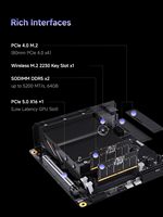 Mini PC de jeu Minisforum 795s7 Mini Tower, processeur AMD pour ordinateur portable, AMD 9 7945hx 16 cœurs basés sur l'architecture Zen 4