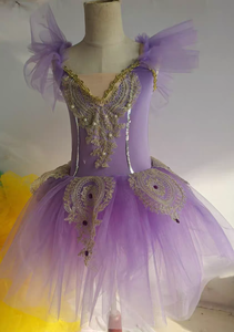 Gonna <span class=keywords><strong>da</strong></span> Balletto per Bambine in Tessuto di Nylon Tutù e Gonne Abbigliamento <span class=keywords><strong>da</strong></span> Danza per Spettacoli - Product Image 5