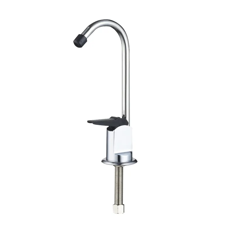 Reverse Osmosis System Goose Neck Faucet,Lead Free, Single Handle with 1/4" inlet