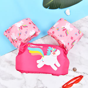 عوامة للرضيع سترة السباحة الأطفال الاطفال النيوبرين الكرتون الحياة سترة سترة الذراع دائرة - Product Image 1