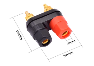 Kwaliteit Bananenpluggen Paar Terminals Rood Zwart <span class=keywords><strong>Connector</strong></span> Versterker <span class=keywords><strong>Terminal</strong></span> Binding Post Banaan <span class=keywords><strong>Speaker</strong></span> Plug <span class=keywords><strong>Jack</strong></span> - Product Image 6