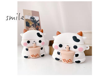 2024 assortis dessins animés étui pour écouteurs doux Portable porte-clés étui de protection en Silicone pour Apple <span class=keywords><strong>AirPods</strong></span> Pro 1 <span class=keywords><strong>2</strong></span> 3 - Product Image 3