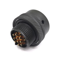 Connecteur automobile haute tension de type DIN Mil-DTL-26482, raccord à baïonnette MS3116, prise vert militaire