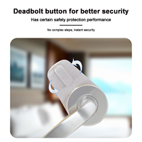 Cerradura Inteligente para Hotel con RFID, SDK, Tarjeta de Memoria, Software Gratuito, Desbloqueo con Tarjeta y Llave de Acero Inoxidable para Puertas de Madera