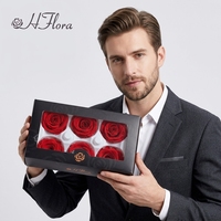 Têtes de roses éternelles séchées en gros de 5-6 cm pour la décoration de mariage, roses éternelles, matériaux décoratifs DIY