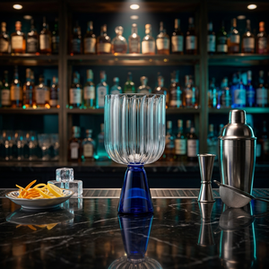 Verres à cocktail légers en céramique artisanale en borosilicate de 340 ml, colorés, sans plomb, coupe Martini, verrerie de bar réutilisable en gros - Product Image 1