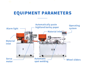 18650 Battery PLC Controlled Engine Driven Auto Label Sticker <b>Machine</b> - Product Image 2
