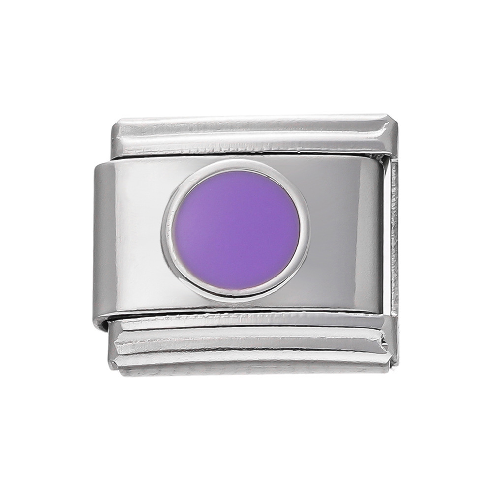 Stainless Steel Dot Pattern Module - Purple
