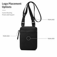 Nouveau sac bandoulière en nylon, sac de voyage imperméable pour l'extérieur, sac à bandoulière léger pour unisexe avec sangle réglable