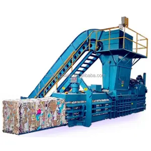Sản xuất tại Trung Quốc 1250 và 850 loại máy đóng gói thủy lực Baler ngang cho chất thải giấy carton các nhà sản xuất