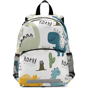 Holiday Travel Bookbag Outdoor Daypack <b>Mini</b> Dinosaur Kids Backpack, Boys Girl Toddler Bag Kindergarten <b>Rucksack</b> - Product Image 1