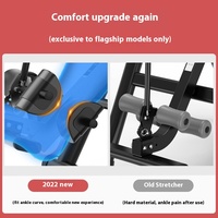Fitness à domicile pliable en acier cadre taille lombaire colonne cervicale Relaxation banc support jambe étirement dispositif de Traction