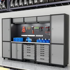 2025 Vente chaude Boîtes à outils et armoires de rangement Armoires de <span class=keywords><strong>garage</strong></span> personnalisées Armoire à outils modulaire de stockage - Product Image 2
