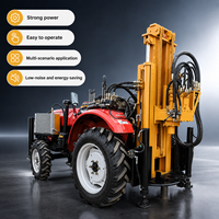 Foreuse pneumatique diesel FY-300T de type tracteur avec moteur et boîte de vitesses, profondeur de forage 300m, pour puits d'eau et usage agricole