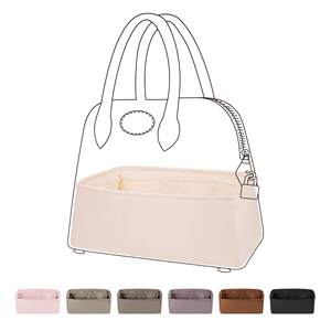 Новинка, обновленная версия, Шелковый органайзер, не обвисает, роскошная женская сумка, специальный многофункциональный индивидуальный кошелек, вставка - Product Image 2