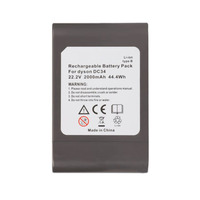 Batterie de remplacement 22.2V pour Dyson DC34 DC45, DC44 Animal, batterie Li-ion pour aspirateur