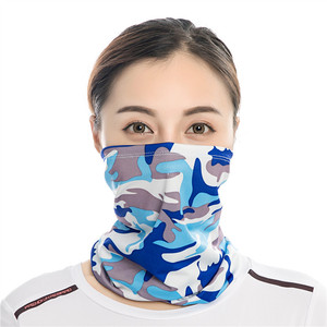 Masque de protection solaire pour le cyclisme UPF50+ à séchage rapide, écharpe de cou, sports de plein air, unisexe, foulard magique en soie glacée - Product Image 1