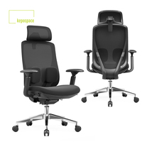 Chaise de bureau ergonomique en maille à dossier haut, réglable en hauteur, pour ordinateur