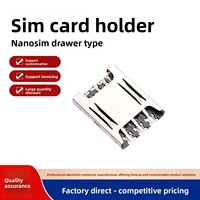 Support de carte Nano-SIM résistant aux hautes températures, à soudure facile, type tiroir pour tablettes PC et traceurs GPS – Vente directe de Chine