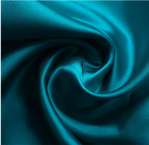 Tessuto Satinato Crepe Elasticizzato 100% Poliestere di Alta Qualità, Traspirante, per Abiti e Gonne da Ragazza, Motivo Tinta Unita - Product Image 5