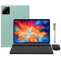 Tablette PC Gisentec 10,1 Pouces avec Clavier, Étui, Stylet, Souris, Android 13.0, 12 Go+512 Go, WiFi, Écran Tactile pour Étudiant
