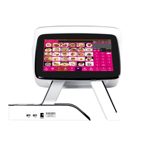 ZHONGJI A7 Terminal Punto de Venta Todo en Uno con Pantalla Dual de 15 Pulgadas, Sistema Táctil para Caja Registradora