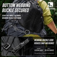 HIKEMAN Gen2 Bolsa Externa para Zapatos de Dyneema, Impermeable, de Secado Rápido, Portátil, para Camping, Senderismo y Viajes