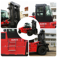 RUNTX Nouveau 36 tonnes 40 tonnes Grand chariot élévateur 45 tonnes 50 tonnes 60 tonnes Diesel Heavy Duty Chariot élévateur Conteneur Lifter pour Port Utilisation