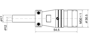 P28-2K Butting Type <strong>Socket</strong> K <strong>28mm</strong> 250V Metal Circular Aviation Connector Waterproof for Aviation 2-26 PIN - Product Image 2