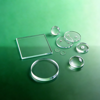 Lámina de Cuarzo Natural Fusionado Personalizada, Ventana Óptica, Bloques de Lentes Ópticas con Servicio de Soldadura